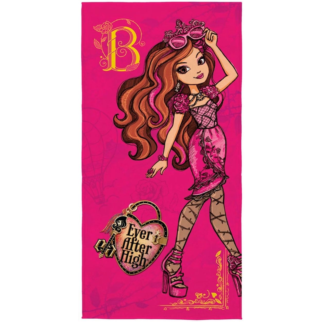 Toalha de Banho Infantil Lepper Ever After High Briar Beauty Rosa - Lojas  Donna