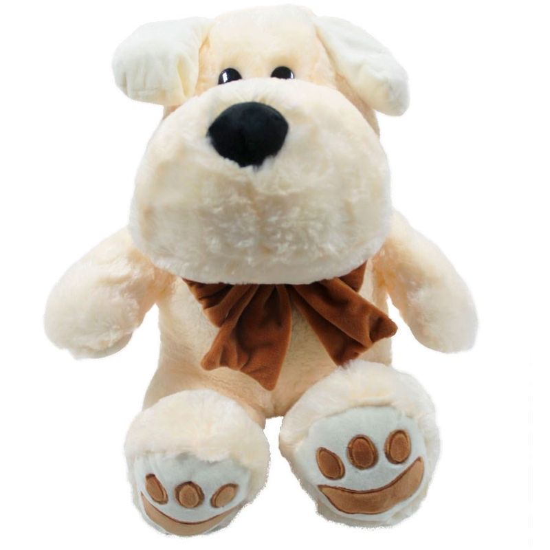 Cachorro de Pelúcia DWF Toys Marfim 40cm