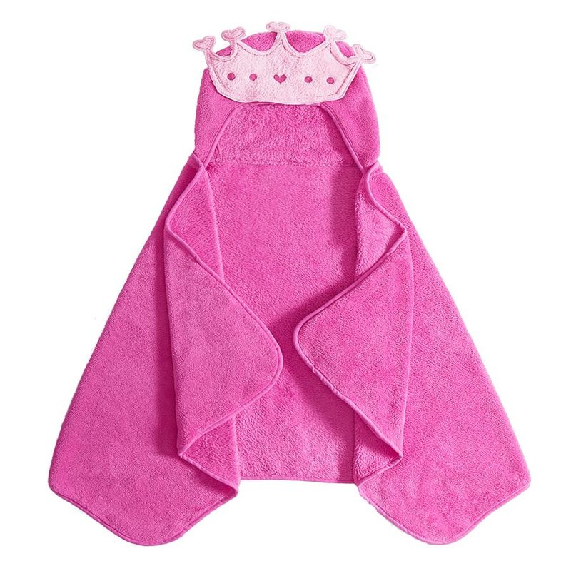 Manta Infantil Com Capuz Corttex Princesa 130x60 Cm Pink