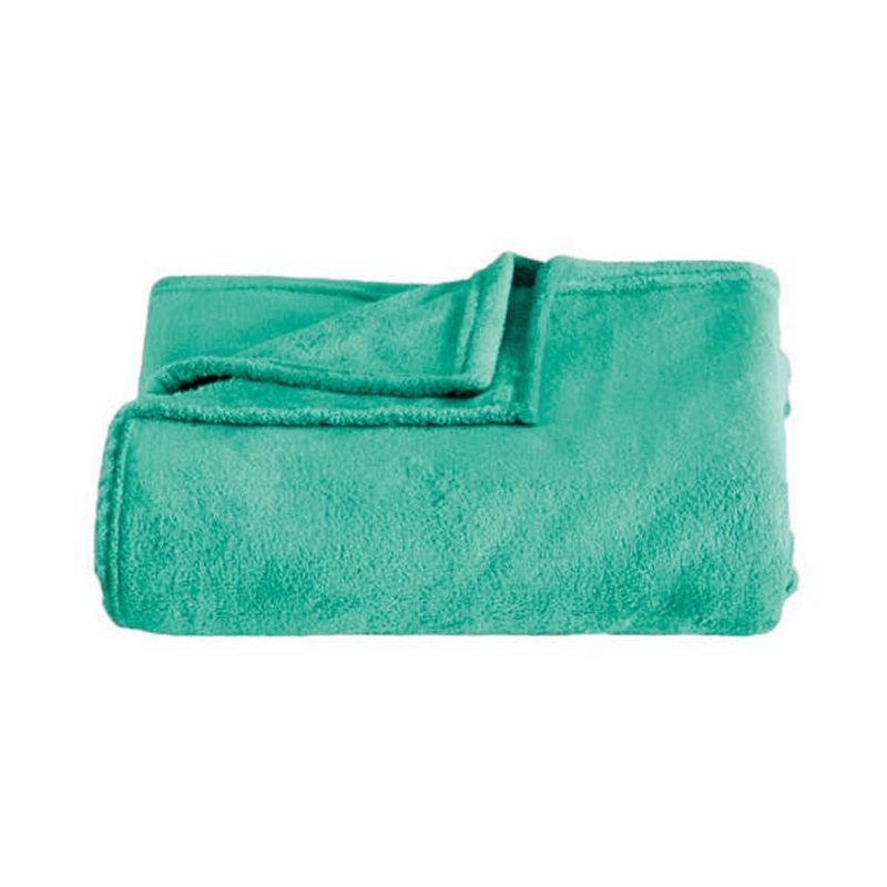 Cobertor Queen Kacyumara Blanket Microfibra Verde Aqua