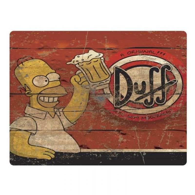Placa Decorativa Império Duff Homer Simpson