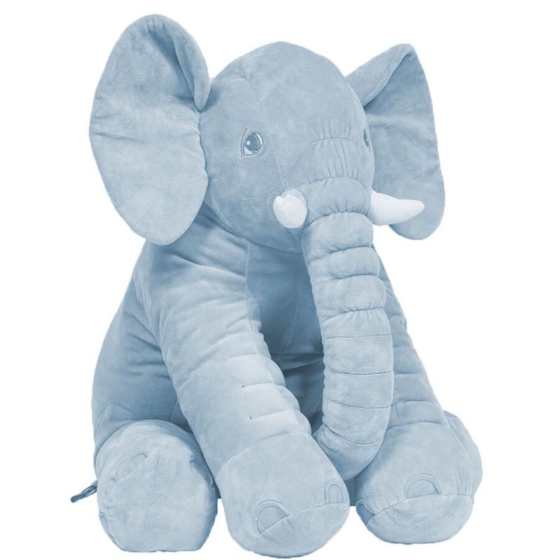 Almofada de Elefante Buba 35cm - Diversas Cores Azul