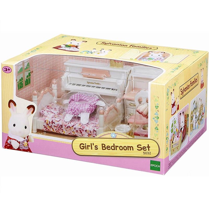 Conjunto Epoch Sylvanian Families Quarto De Menina 2963 Lojas Donna