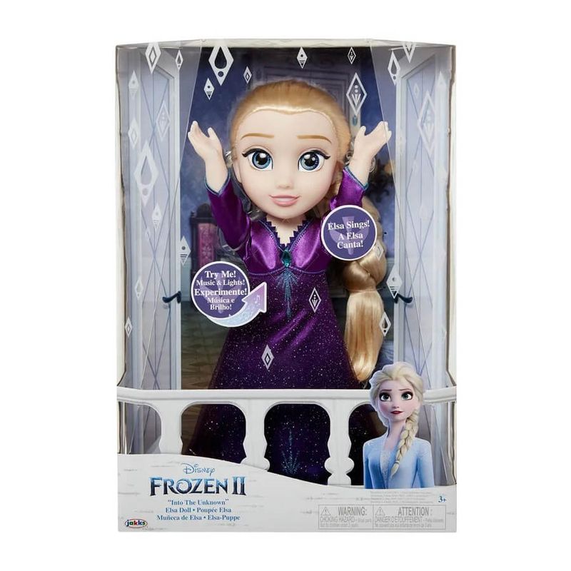Boneca Mimo Frozen II Elsa Que Canta com Luzes, Bonecas