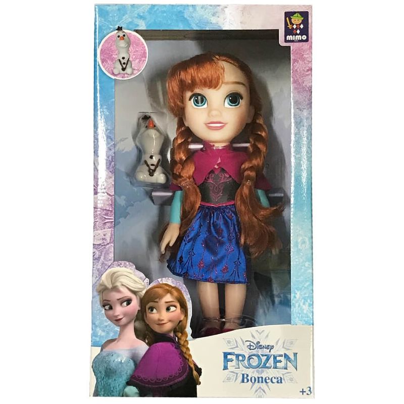 Boneca Mimo Frozen II Anna Passeio com Olaf, Bonecas