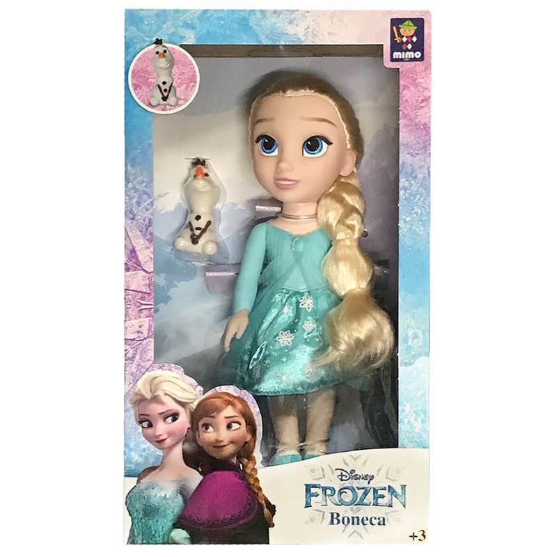 Boneca Mimo Frozen II Elsa Passeio com Olaf, Bonecas