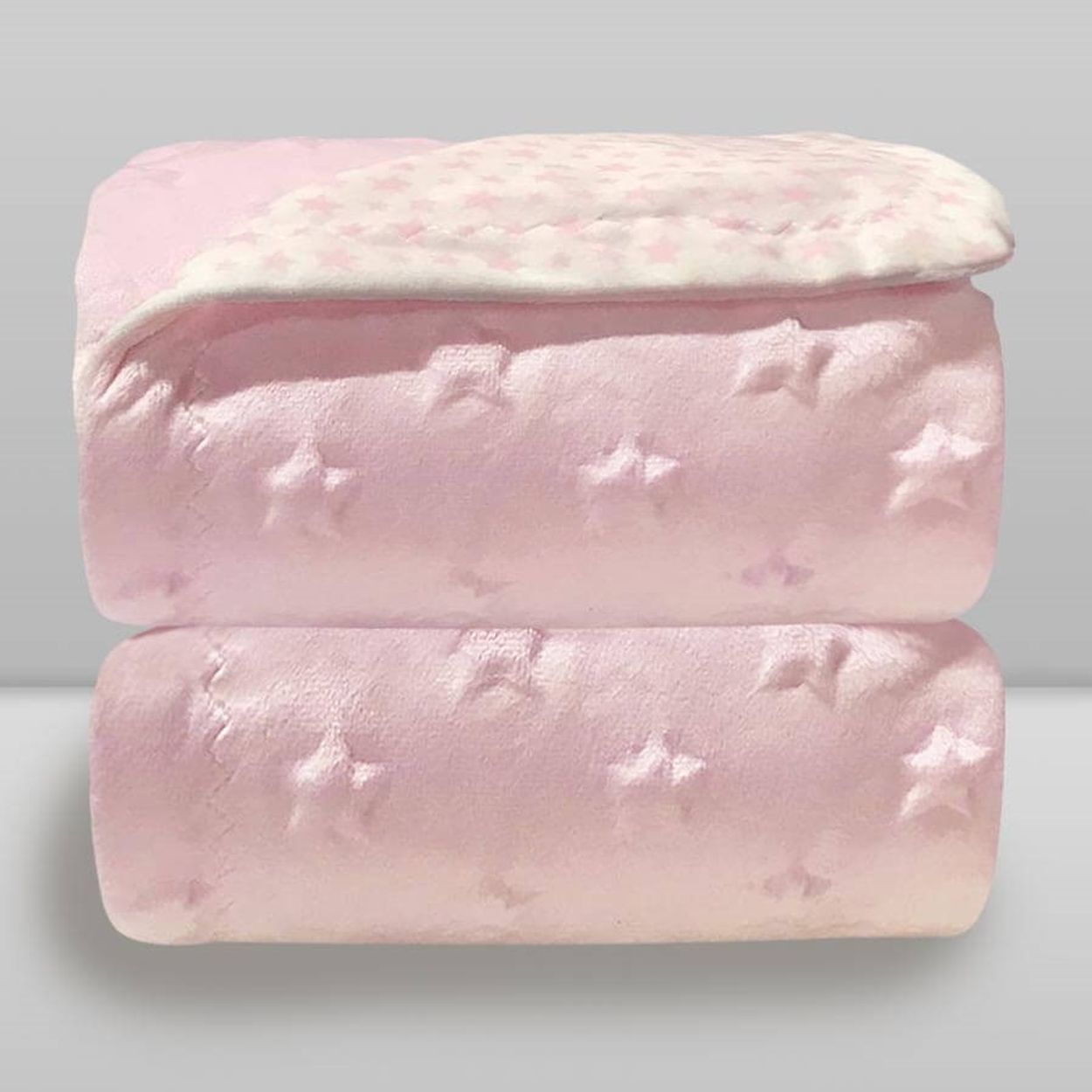 Manta Donna Laco Bebe Stars Rosa Bebe Dupla Face Manta Baby Lojas Lojas Donna