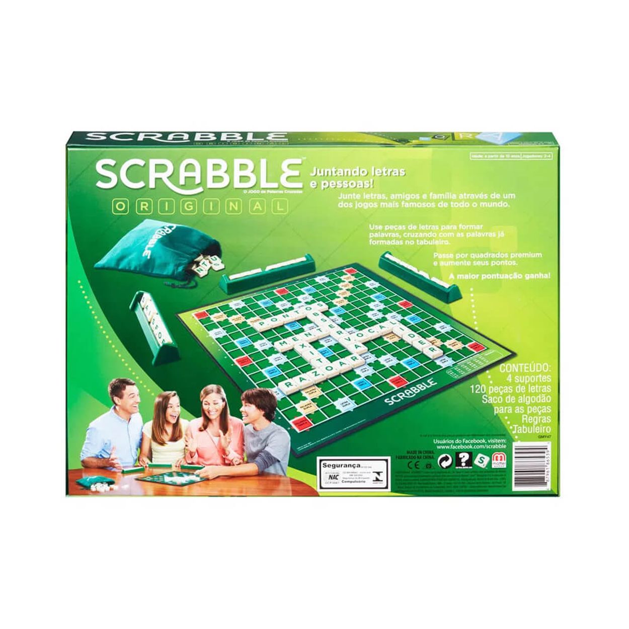 Jogo Scrabble Original Mattel Lojas Donna