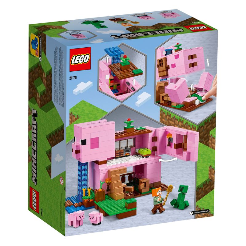 21170 LEGO® Minecraft™ A Casa do Porco, Kit de Construção (490