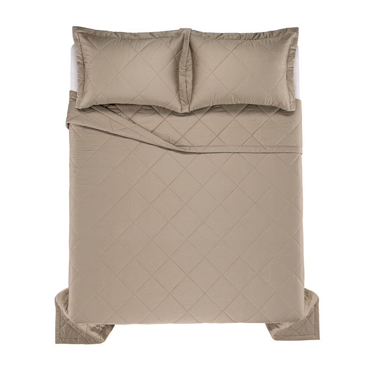 Kit Cobre Leito Colcha Queen Trussardi San Marco 400 Fios Lojas Donna